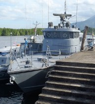 スリン島行港の国境警備艇